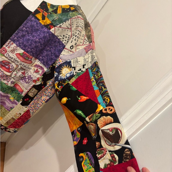 Colorful Handmade Patchwork Jacket - Picture 3 of 6